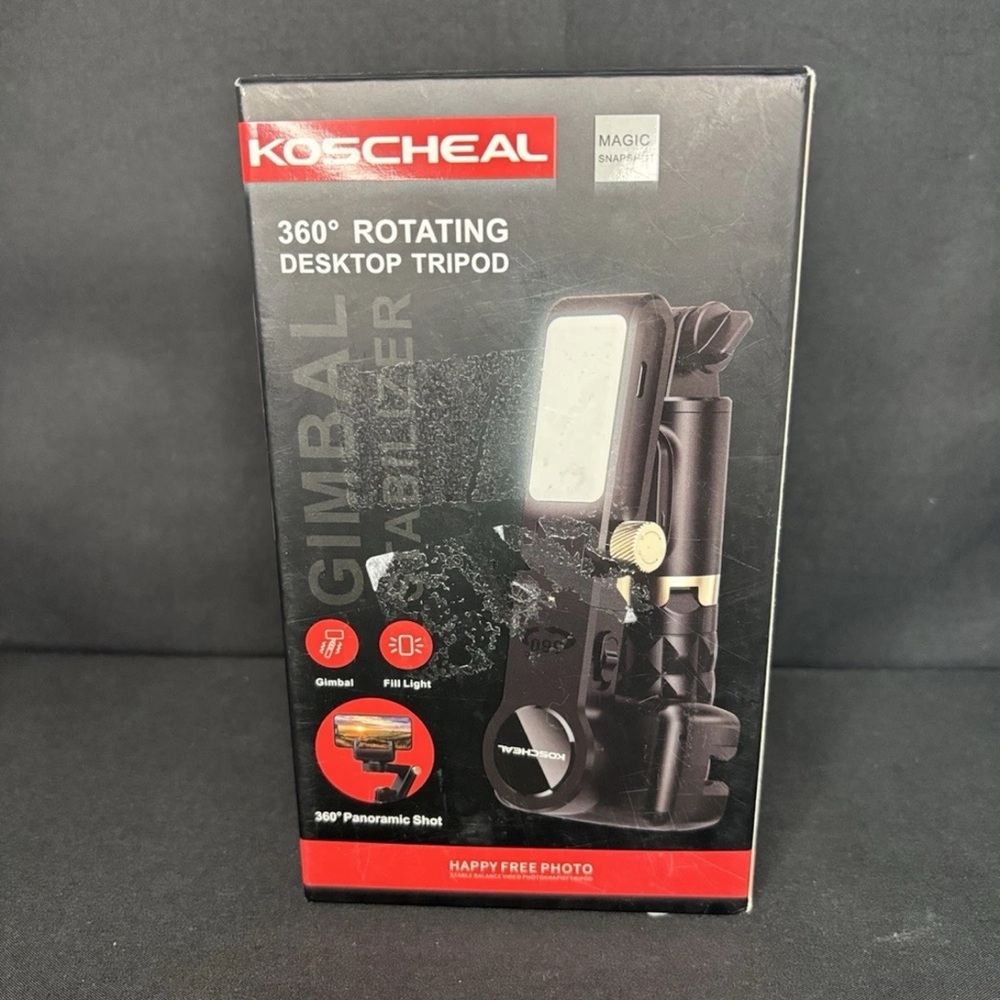 Koscheal Black 360° Rotating Desktop Tripod
